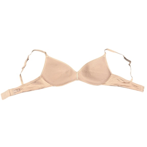 SKIMS Wireless Form Push Up Plunge Bra Clay Beige Estimated Size 30A - Picture 3 of 6